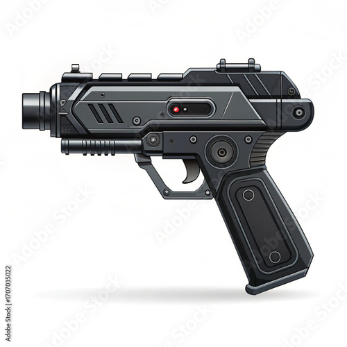 gun isolated on white background