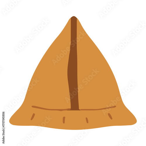 Samosa Icon – Indian Snack Pastry Vector