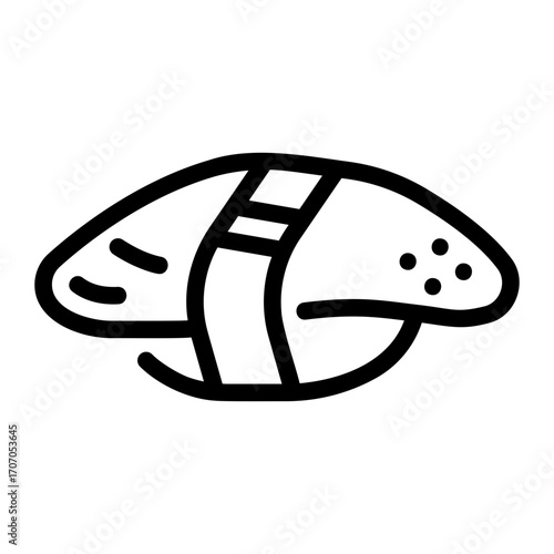 Sushi Roll Line Icon