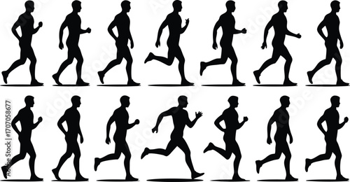 PrintBusiness People Silhouette Team Vector Illustration, silhouettes set of standing people male and female, showing walking and standing people in minimalist silhouettes,Vector icon,business people.