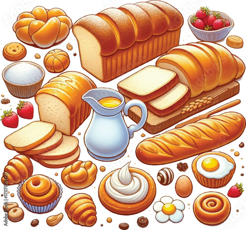 May Cake and Bread