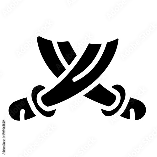 Katana Sword Solid icon