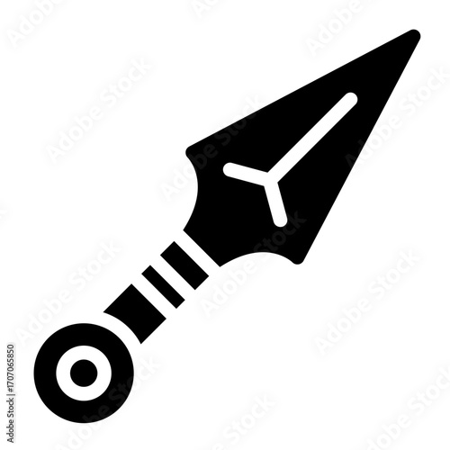 Kunai Knife Solid icon