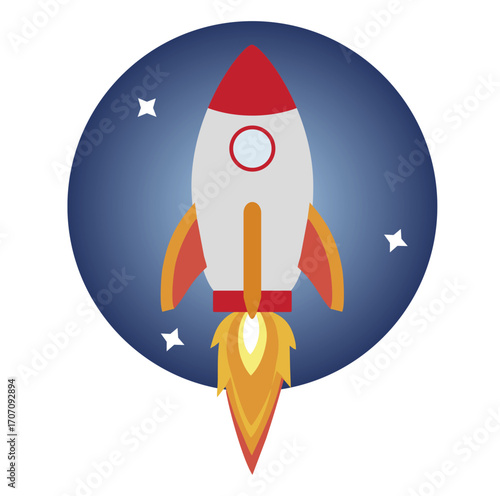rocket vector illustration