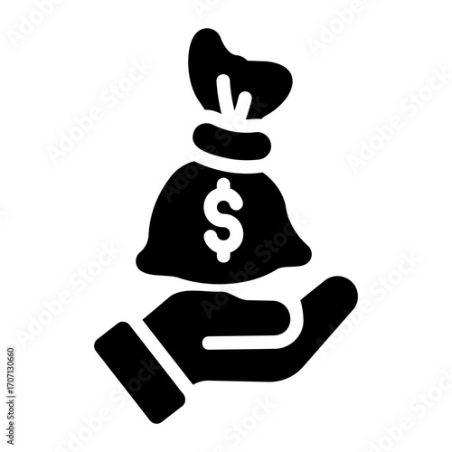 Saving Hand Solid icon