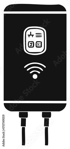 Smart Heater Device Icon Smart Home Automation Boiler Controls