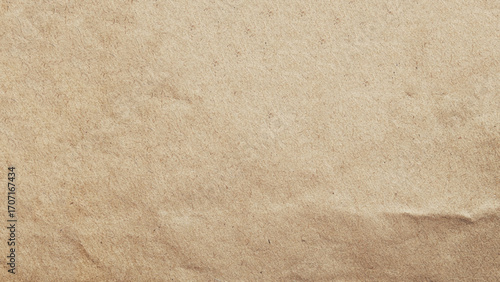 Cream color recycled kraft paper texture blank with copy space for text.