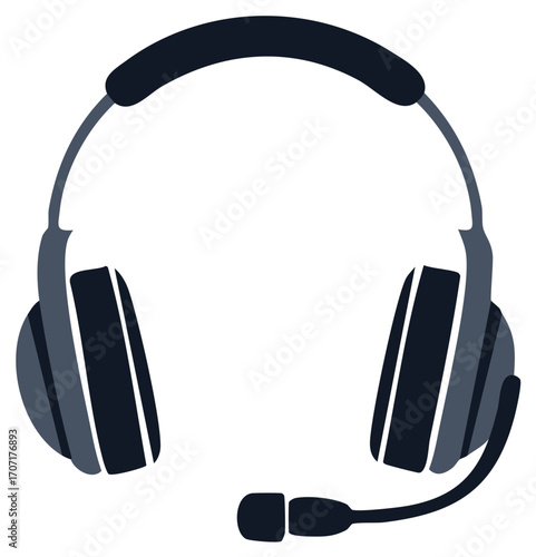 Modern Gaming Headset with Microphone for Immersive Audio and Communication