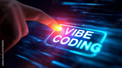 Energetic vibe coding is activated by touch providing modern technology solutions for developers now