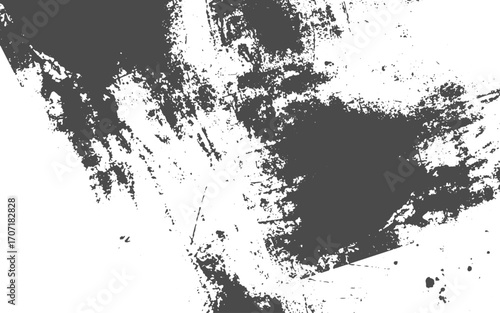 Grunge texture background PNG transparent.Opacity or screen mode usage for overlay.hairs and film grain background texture. Dirty urban grunge black and white retro noise effect isolated overlay