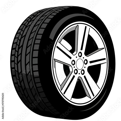 tire, wheel, icon, vector, rim, car, vehicle, auto, transportation, rubber, silhouette, outline, graphic, design, illustration, automotive, traction, tread, black, round, tool, part, motion, garage, s