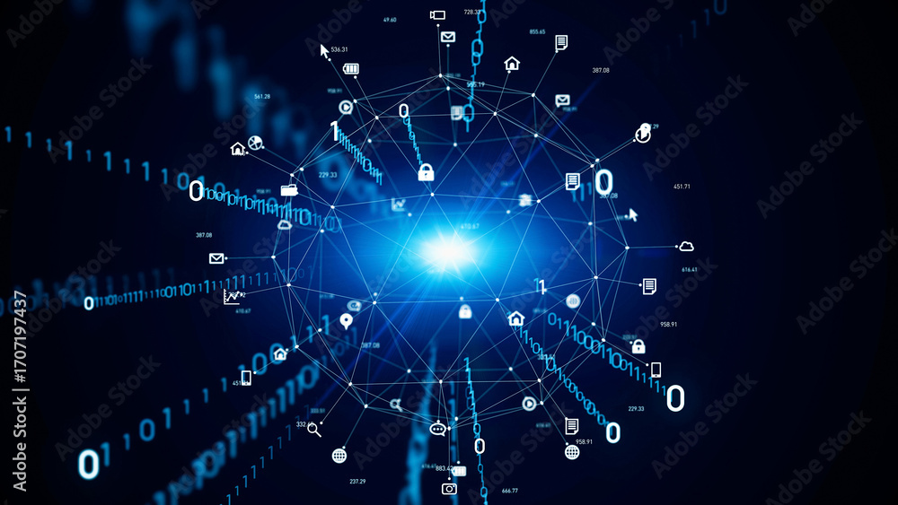 Obraz premium dx, cloud, system, network, encryption, ai, artificial intelligence, ict, saas, paas, iaas, integration, innovation, digital, transformation, deep learning, data, software as a service, communication,