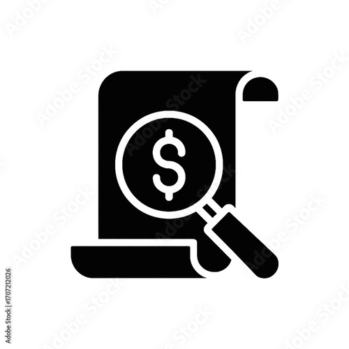 Financial Analysis and Audit Icon