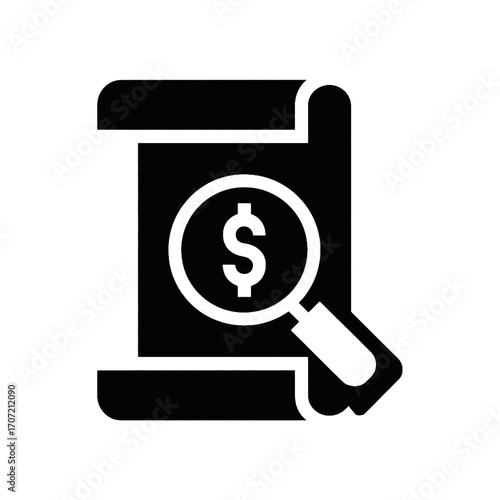 Financial Analysis and Audit Icon