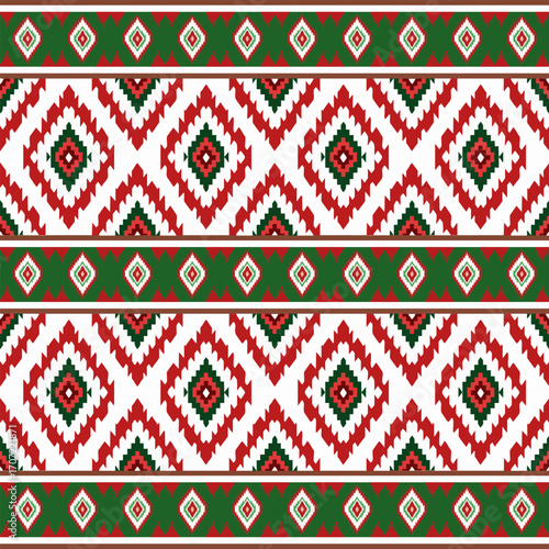 seamless pattern in the traditional style of the hungarian embroidery.