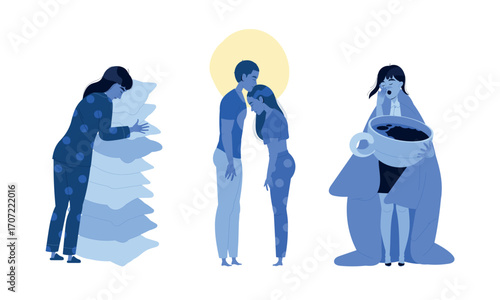 Emotions of Connection Embrace, Love, Support, and Togetherness in Relationships