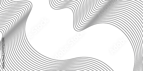 striped curve mountain valley aerial view pattern map technology theme background.