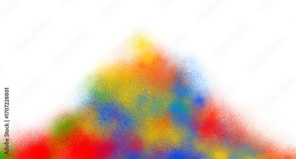 Fototapeta premium Colorful Festival Powder Blast elemet