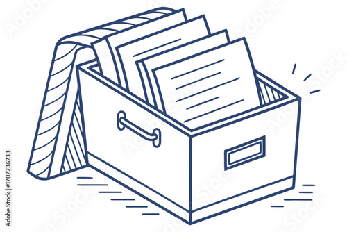 file folder with documents