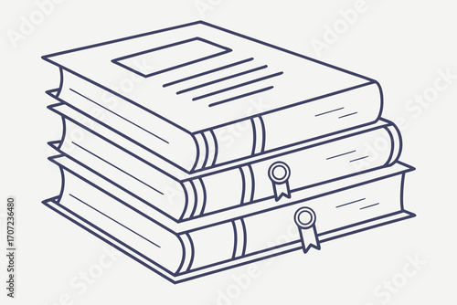 stack of books