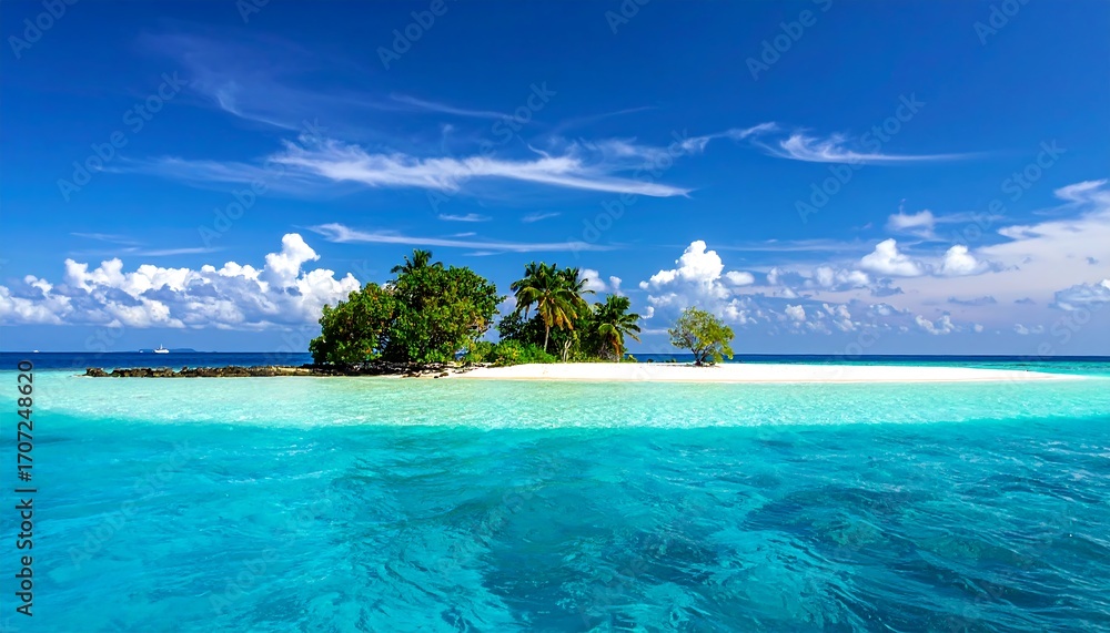 Fototapeta premium Tropical island paradise (1)