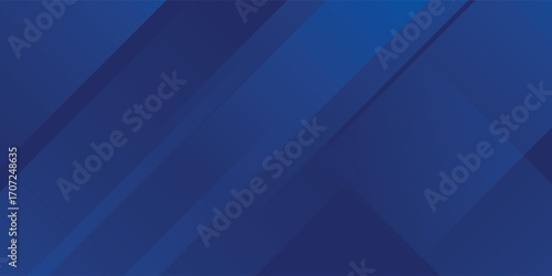 Abstract blue background with glowing geometric lines. Modern blue gradient square shape design. Futuristic technology concept. Suit for brochure, corporate, website, poster, banner, cover 