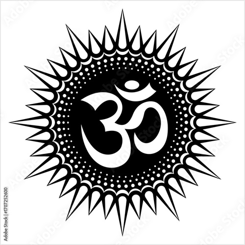 Aum (Om) The Holy Motif M_2509002