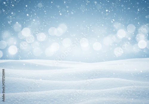 Wallpaper Mural  A magical winter scene with soft, rolling snowdrifts and falling snowflakes Torontodigital.ca