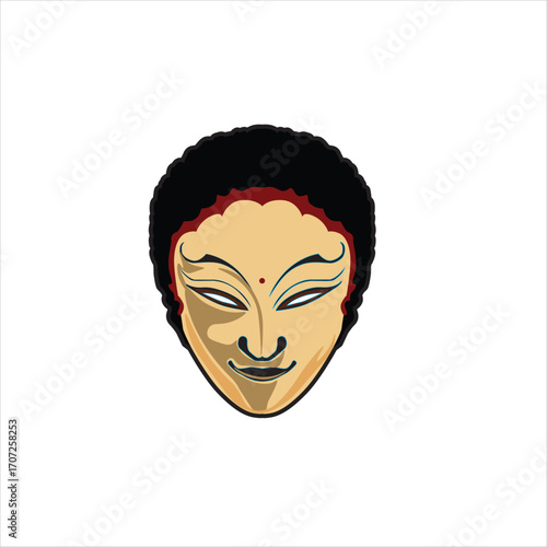 a captivating and eerie mystery mask