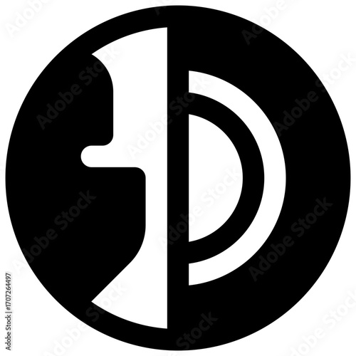 Geology. Outlined stroke vector icon with black-filled details.