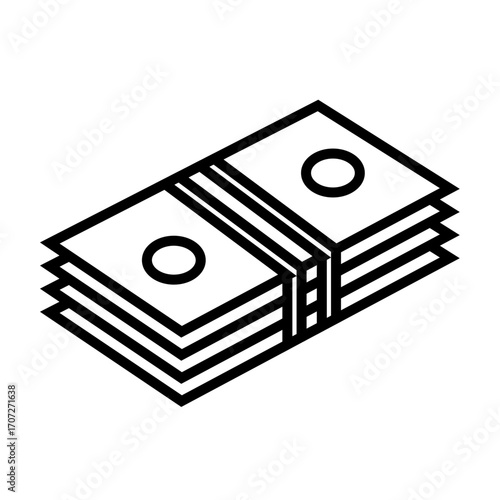 Cash Bundle icon design