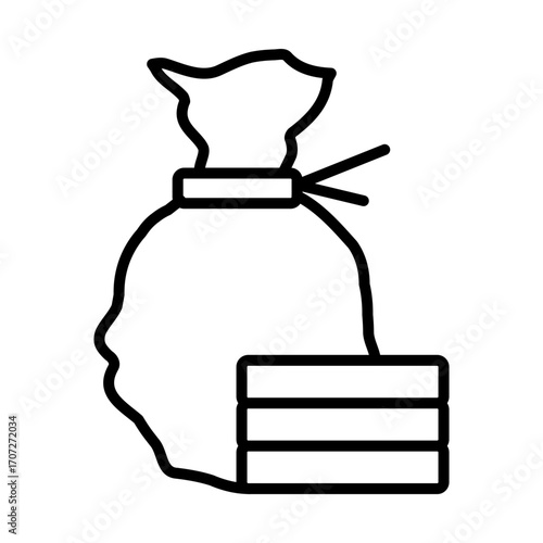 Money Bunch icon design