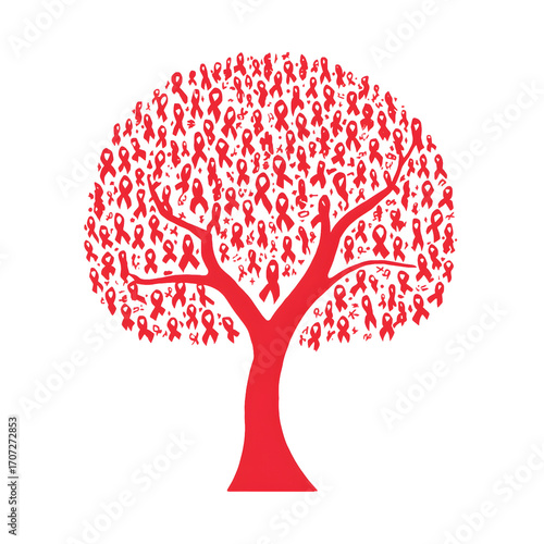United Against HIV/AIDS – Red Ribbon Tree for Global Awareness