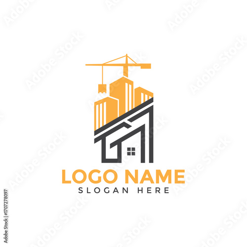 Unique real estate logo design | Golden real estate logo | luxury real estate logo | modern real estate logo | real estate logo | real estate logo design | vector logo design | creative logo design