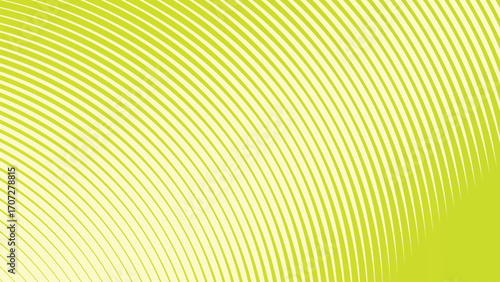 Green pastel stripes curve line abstract background with soft modern minimalist design
