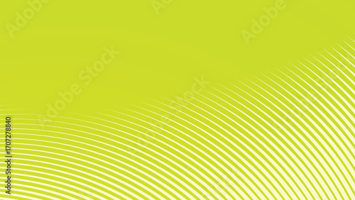 Green pastel stripes curve line abstract background with soft modern minimalist design