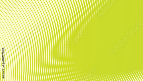 Green pastel stripes curve line abstract background with soft modern minimalist design