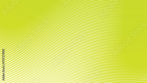 Green pastel stripes curve line abstract background with soft modern minimalist design