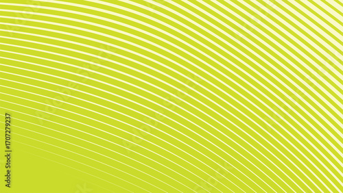 Green pastel stripes curve line abstract background with soft modern minimalist design