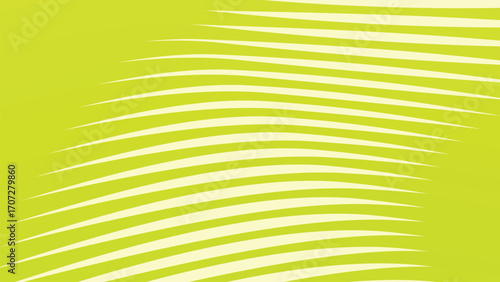 Green pastel stripes curve line abstract background with soft modern minimalist design