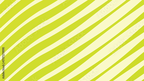 Green pastel stripes curve line abstract background with soft modern minimalist design