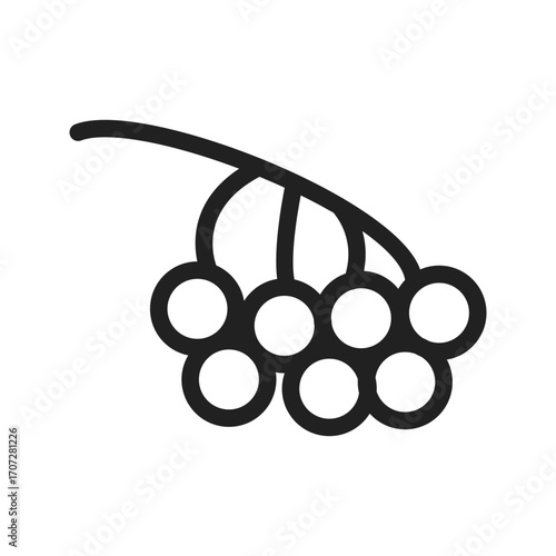 Berries icon vector image. Suitable for mobile apps, web apps and print media.