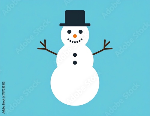 Simple snowman graphic