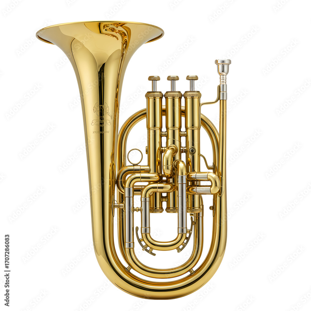 Fototapeta premium Tenor Horn Brass Instrument
