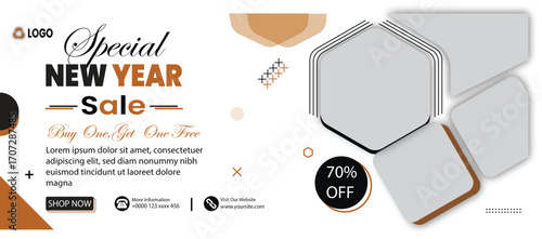 Sale banner design vector