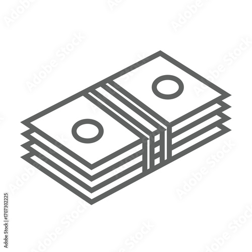 Cash Bundle icon design
