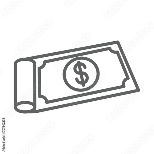 Dollar Roll icon design