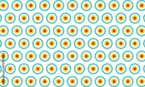 Seamless pattern circle polka dots background
