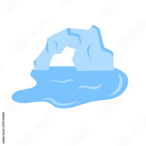 the iceberg is melting