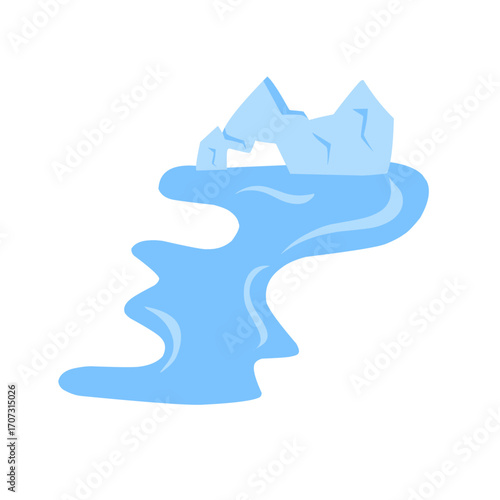 the iceberg is melting